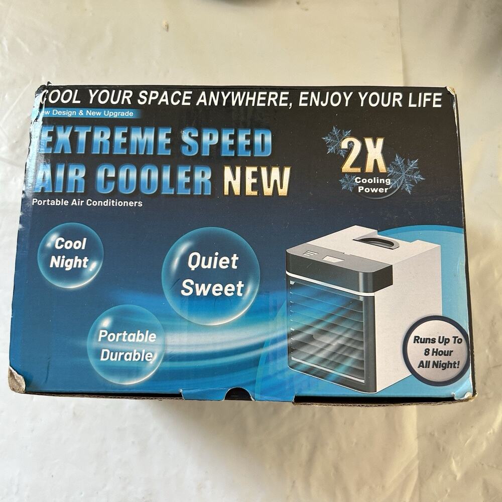 Extreme Speed Air Cooler with 3 Speed Control and Quick-Freeze Blocks